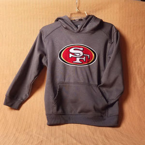San Franciso 49ers Grey Hoodie sz YM